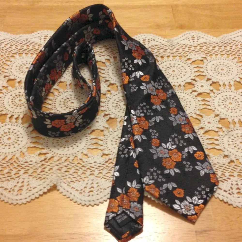 Handmade Necktie, floral